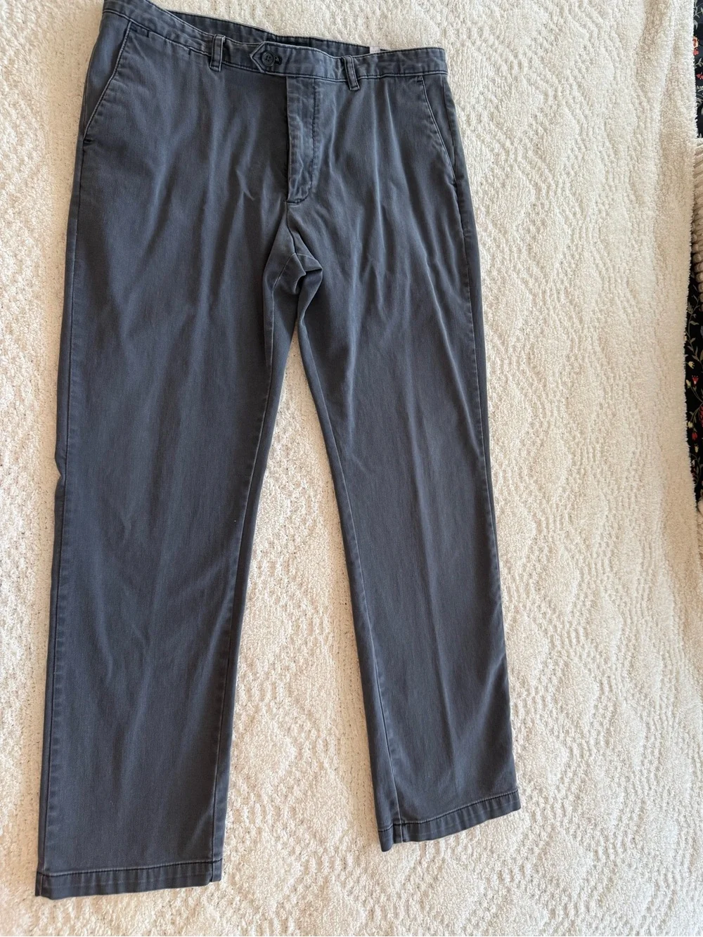 Banana Republic Men's Charcoal Gray Chinos
